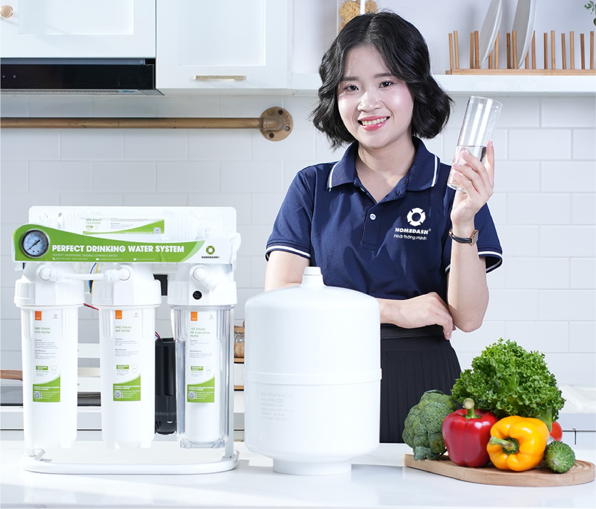 Máy lọc nước lắp âm RO 5 lõi WP-137 HomeDash